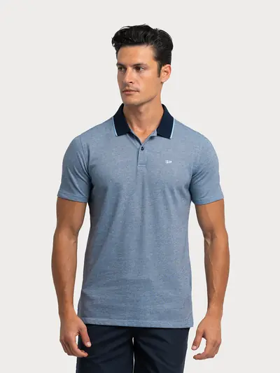 POLO MAJICA OD DVOBOJNOG PLETIVA
