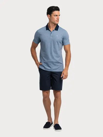 POLO MAJICA OD DVOBOJNOG PLETIVA