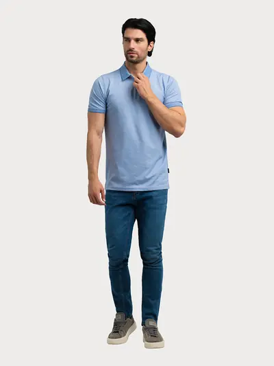 POLO MAJICA SA ZIP OVRATNIKOM OD INTERLOCK PLETIVA