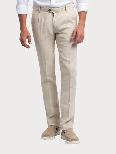 CHINO HLAČE OD 100% LANA