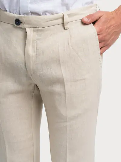 CHINO HLAČE OD 100% LANA