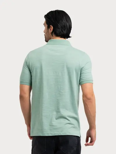 POLO MAJICA OD MELANGE PLETIVA