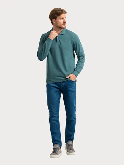 POLO MAJICA DUGIH RUKAVA OD 100% PAMUKA