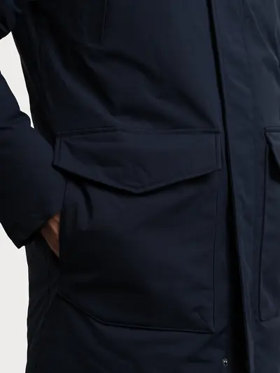 PARKA S ODVOJIVOM KAPULJAČOM I KRZNENIM OBRUBOM