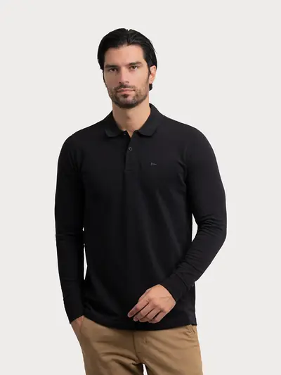 POLO MAJICA DUGIH RUKAVA OD PIQUÉ PLETIVA