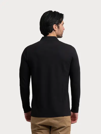 POLO MAJICA DUGIH RUKAVA OD PIQUÉ PLETIVA