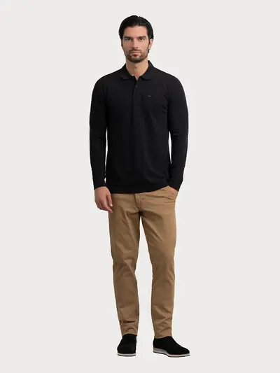 POLO MAJICA DUGIH RUKAVA OD PIQUÉ PLETIVA