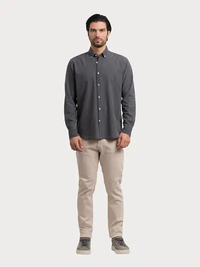 TRAPER KOŠULJA OD 100% PAMUKA S BUTTON-DOWN OVRATNIKOM